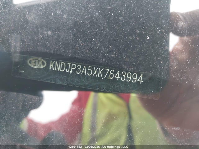 2019 Kia Soul + მანქანა იყიდება აუქციონზე, vin: KNDJP3A5XK7643994, აუქციონის ნომერი: 12561852