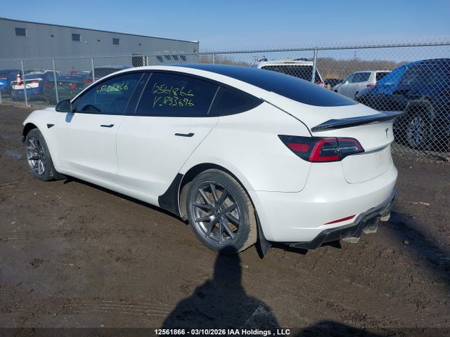 2022 Tesla Model 3 Rwd/standard Range მანქანა იყიდება აუქციონზე, vin: 5YJ3E1EA0NF233696, აუქციონის ნომერი: 12561866