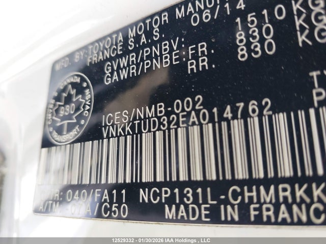 Toyota YARIS LE 2014 VNKKTUD32EA014762 Image 19