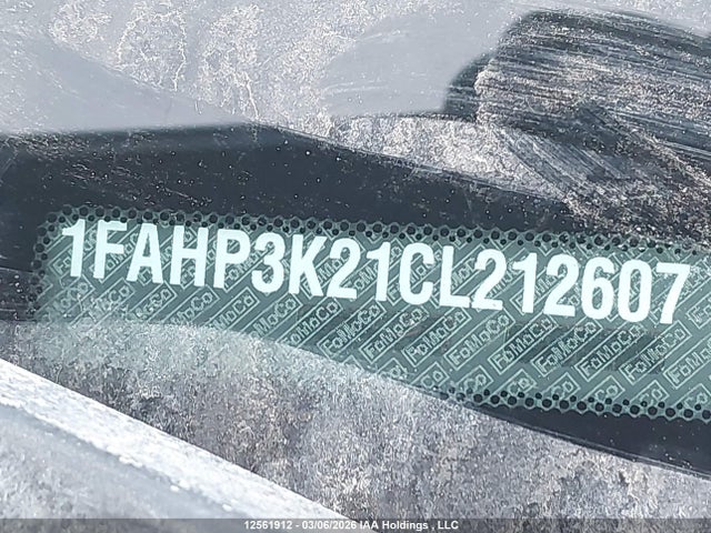 Aukcja sprzedaży 2012 Ford Focus Se, vin: 1FAHP3K21CL212607, numer aukcji: 12561912