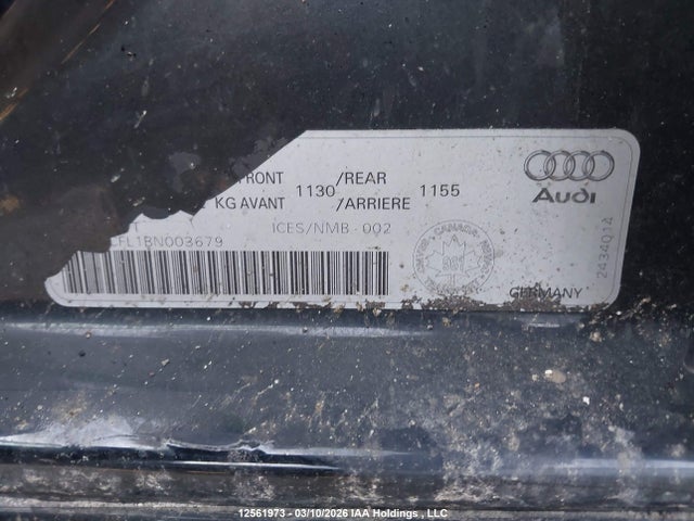 Aukcja sprzedaży 2011 Audi A4 Premium Plus, vin: WAUFFCFL1BN003679, numer aukcji: 12561973