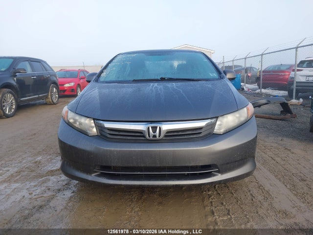 2012 Honda Civic Lx მანქანა იყიდება აუქციონზე, vin: 2HGFB2F41CH100376, აუქციონის ნომერი: 12561978