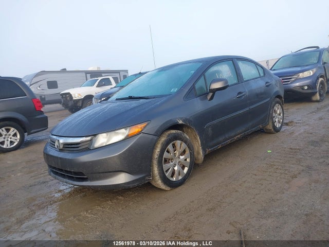 2012 Honda Civic Lx მანქანა იყიდება აუქციონზე, vin: 2HGFB2F41CH100376, აუქციონის ნომერი: 12561978