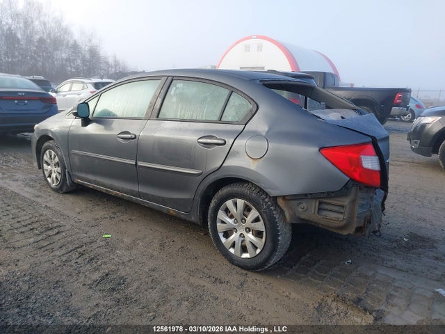 2012 Honda Civic Lx მანქანა იყიდება აუქციონზე, vin: 2HGFB2F41CH100376, აუქციონის ნომერი: 12561978