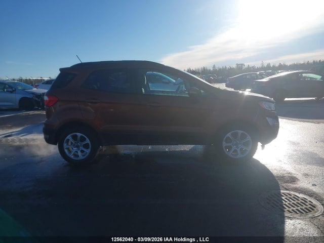 12562040 :رقم المزاد ، MAJ3P1TE3JC166802 vin ، 2018 Ford Ecosport Se مزاد بيع