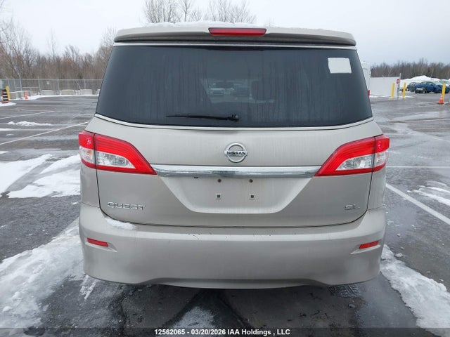 2013 Nissan Quest S/sv/sl/le მანქანა იყიდება აუქციონზე, vin: JN8AE2KP5D9068151, აუქციონის ნომერი: 12562065
