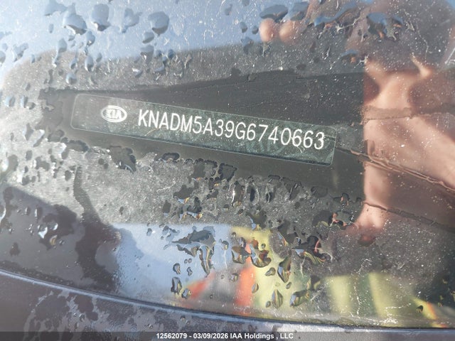 12562079 :رقم المزاد ، KNADM5A39G6740663 vin ، 2016 Kia Rio Lx مزاد بيع