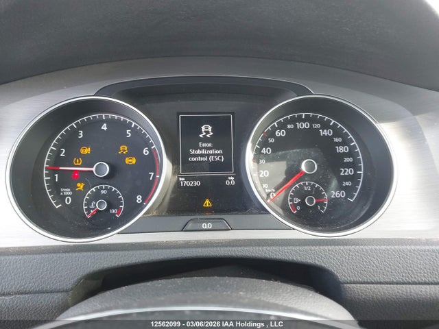 12562099 :رقم المزاد ، 3VW217AU9FM061074 vin ، 2015 Volkswagen Golf مزاد بيع