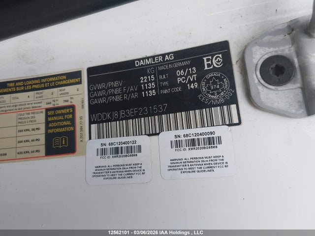 Продажа на аукционе авто 2014 Mercedes-benz E 350 4matic, vin: WDDKJ8JB3EF231537, номер лота: 12562101