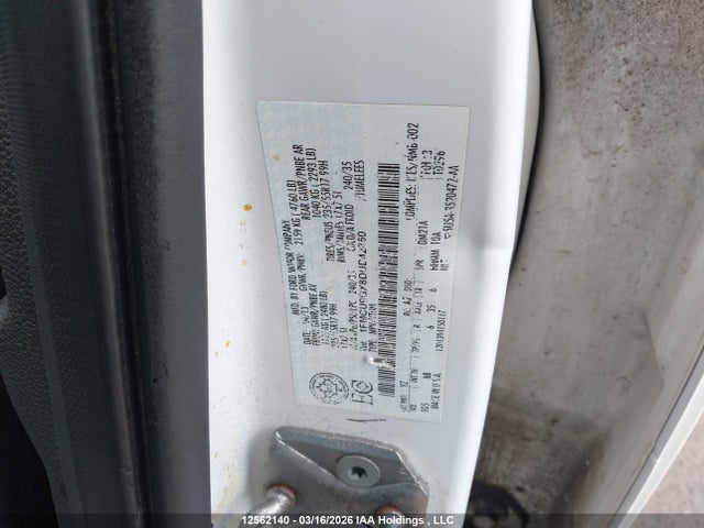 12562140 :رقم المزاد ، 1FMCU9GX8DUD42850 vin ، 2013 Ford Escape Se مزاد بيع