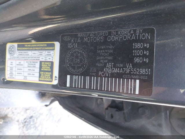 Aukcja sprzedaży 2015 Kia Optima Lx/lx Winter Edition, vin: KNAGM4A79F5529851, numer aukcji: 12562146