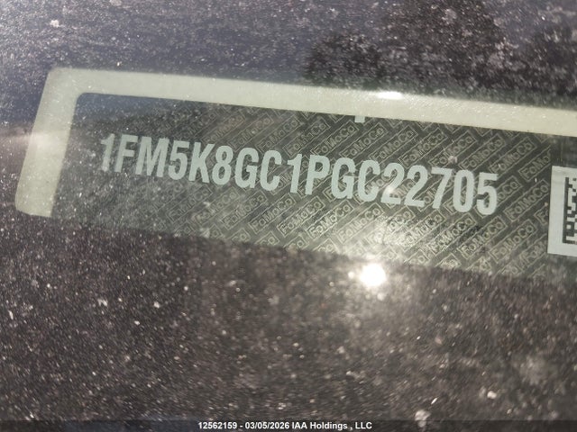 2023 Ford Explorer St მანქანა იყიდება აუქციონზე, vin: 1FM5K8GC1PGC22705, აუქციონის ნომერი: 12562159
