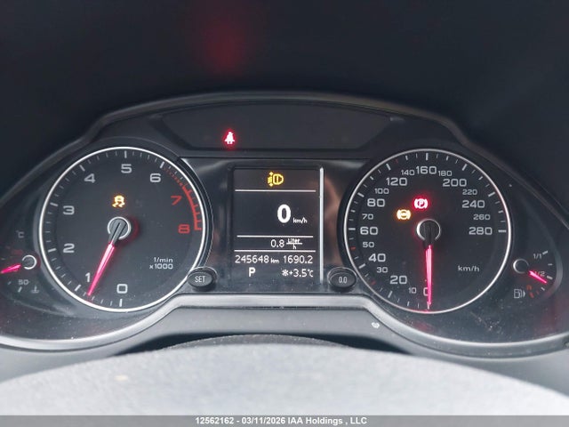 12562162 :رقم المزاد ، WA1CFCFP2DA003395 vin ، 2013 Audi Q5 2.0t مزاد بيع