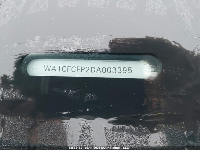 12562162 :رقم المزاد ، WA1CFCFP2DA003395 vin ، 2013 Audi Q5 2.0t مزاد بيع