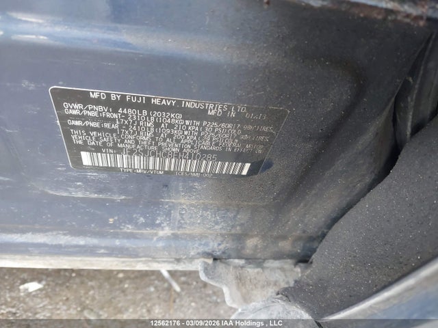 Aukcja sprzedaży 2014 Subaru Forester, vin: JF2SJCHC8EH410285, numer aukcji: 12562176
