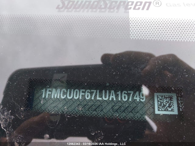 2020 Ford Escape S მანქანა იყიდება აუქციონზე, vin: 1FMCU0F67LUA16749, აუქციონის ნომერი: 12562343