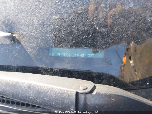 12562404 :رقم المزاد ، 2HGFC2F81MH011327 vin ، 2021 Honda Civic Sport مزاد بيع