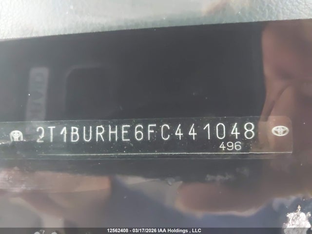 Aukcja sprzedaży 2015 Toyota Corolla, vin: 2T1BURHE6FC441048, numer aukcji: 12562408