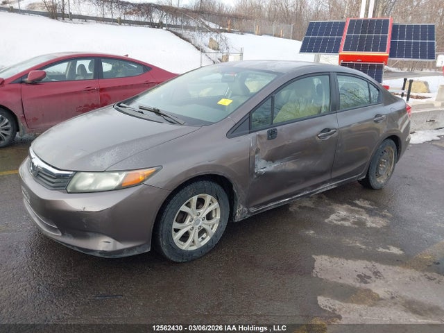12562430 :رقم المزاد ، 2HGFB2F42CH035411 vin ، 2012 Honda Civic Lx مزاد بيع