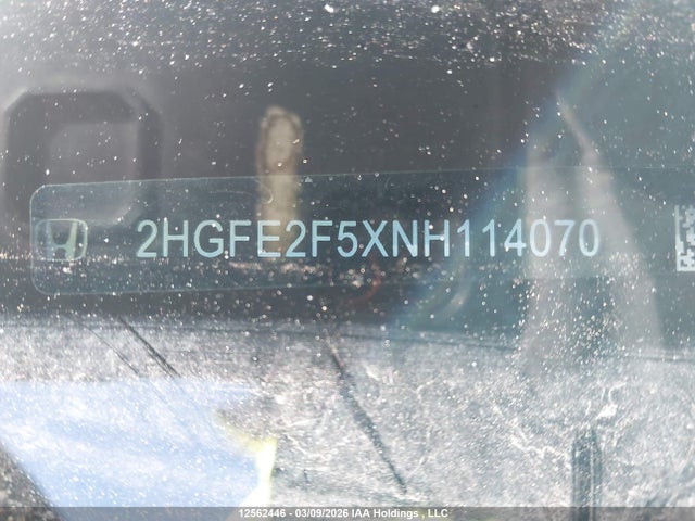 Aukcja sprzedaży 2022 Honda Civic Sport, vin: 2HGFE2F5XNH114070, numer aukcji: 12562446