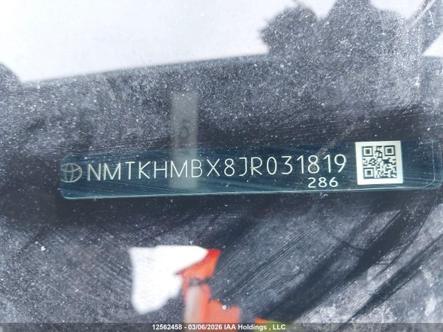 Aukcja sprzedaży 2018 Toyota C-hr Xle, vin: NMTKHMBX8JR031819, numer aukcji: 12562458