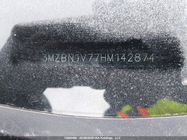 12562466 :رقم المزاد ، 3MZBN1V77HM142874 vin ، 2017 Mazda Mazda3 مزاد بيع