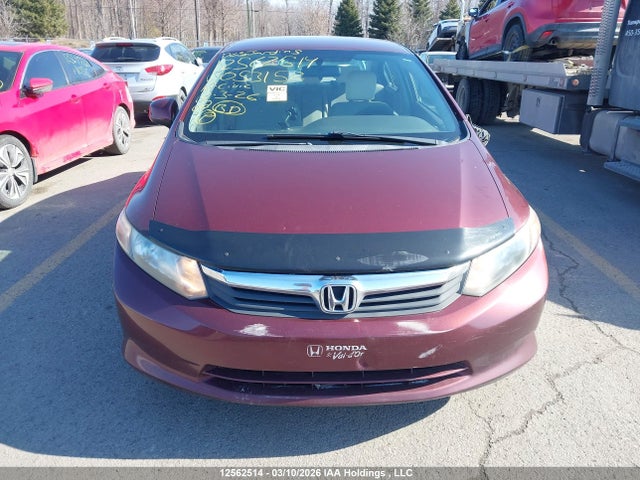 Продаж на аукціоні авто 2012 Honda Civic Lx, vin: 2HGFB2F46CH053152, номер лоту: 12562514