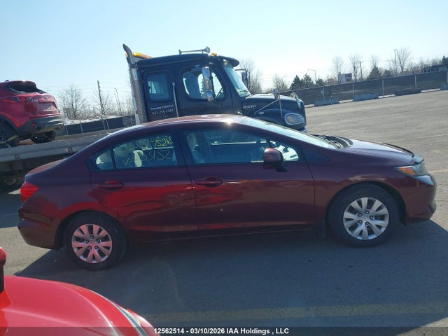 Продаж на аукціоні авто 2012 Honda Civic Lx, vin: 2HGFB2F46CH053152, номер лоту: 12562514