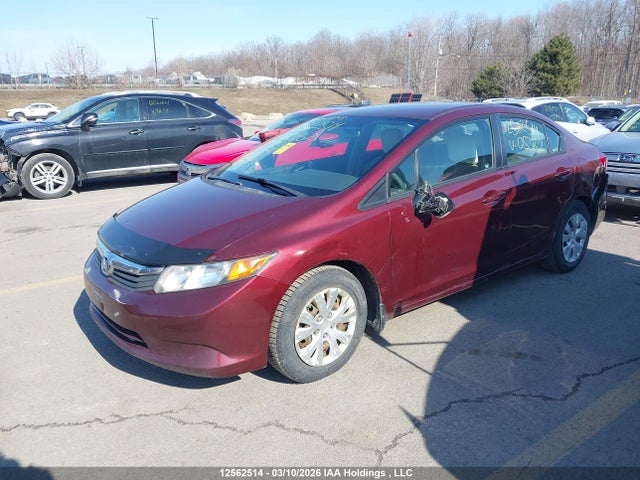 Продаж на аукціоні авто 2012 Honda Civic Lx, vin: 2HGFB2F46CH053152, номер лоту: 12562514