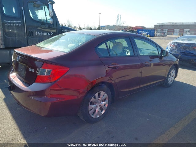 Продаж на аукціоні авто 2012 Honda Civic Lx, vin: 2HGFB2F46CH053152, номер лоту: 12562514