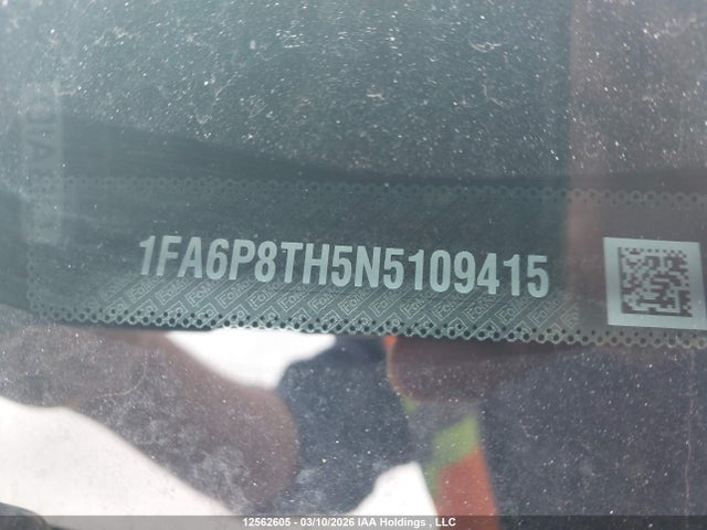 Продаж на аукціоні авто 2022 Ford Mustang, vin: 1FA6P8TH5N5109415, номер лоту: 12562605