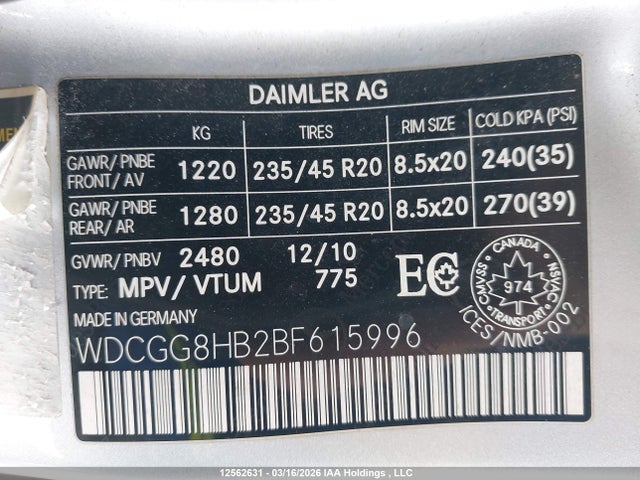 2011 Mercedes-benz Glk 350 4matic მანქანა იყიდება აუქციონზე, vin: WDCGG8HB2BF615996, აუქციონის ნომერი: 12562631
