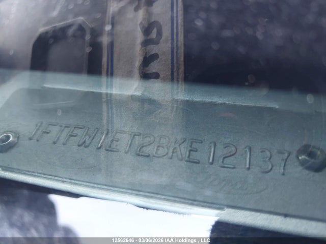 12562646 :رقم المزاد ، 1FTFW1ET2BKE12137 vin ، 2011 Ford F150 Supercrew مزاد بيع