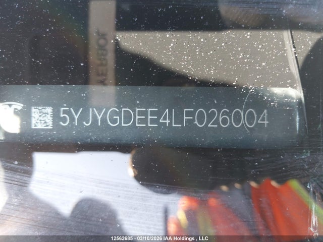 Aukcja sprzedaży 2020 Tesla Model Y Long Range, vin: 5YJYGDEE4LF026004, numer aukcji: 12562685