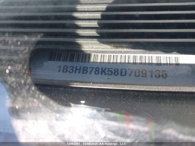 12562697 :رقم المزاد ، 1B3HB78K58D709136 vin ، 2008 Dodge Caliber R/t مزاد بيع