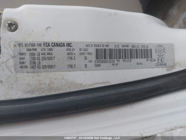 2C4RDGBG8GR132163 Dodge Grand Caravan Se