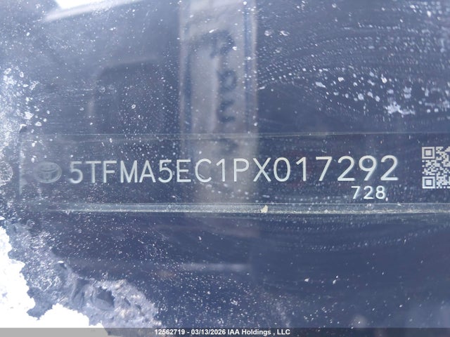 2023 Toyota Tundra Platinum მანქანა იყიდება აუქციონზე, vin: 5TFMA5EC1PX017292, აუქციონის ნომერი: 12562719