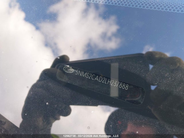 2020 Hyundai Santa Fe Essential Fwd/essential Fwd With Smartsense Package მანქანა იყიდება აუქციონზე, vin: 5NMS2CAD2LH237888, აუქციონის ნომერი: 12562738