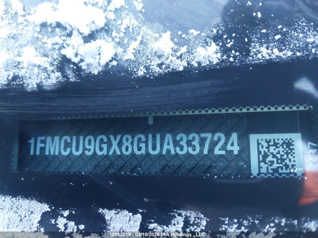 1FMCU9GX8GUA33724 Ford ESCAPE SE