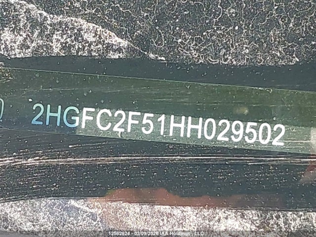 Продажа на аукционе авто 2017 Honda Civic Lx, vin: 2HGFC2F51HH029502, номер лота: 12562824