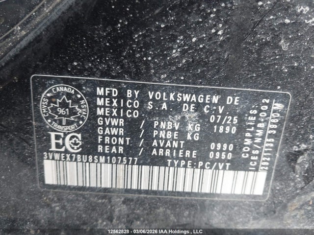 Volkswagen JETTA SE 2025 3VWEX7BU8SM107577 Image 9