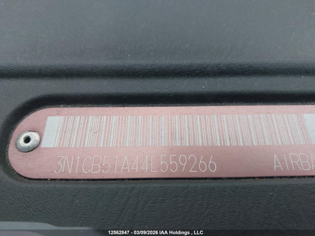 Продаж на аукціоні авто 2004 Nissan Sentra 1.8s, vin: 3N1CB51A44L559266, номер лоту: 12562847