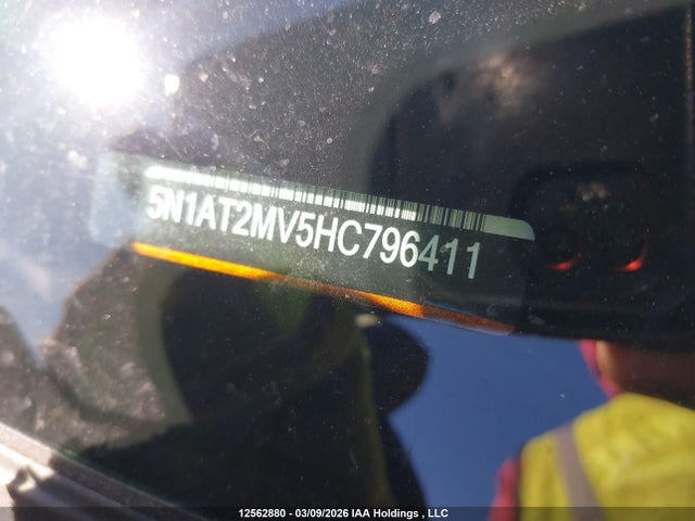 12562880 :رقم المزاد ، 5N1AT2MV5HC796411 vin ، 2017 Nissan Rogue مزاد بيع