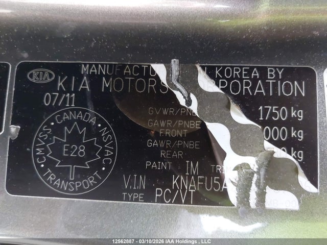 Aukcja sprzedaży 2012 Kia Forte, vin: KNAFU5A24C5487106, numer aukcji: 12562887