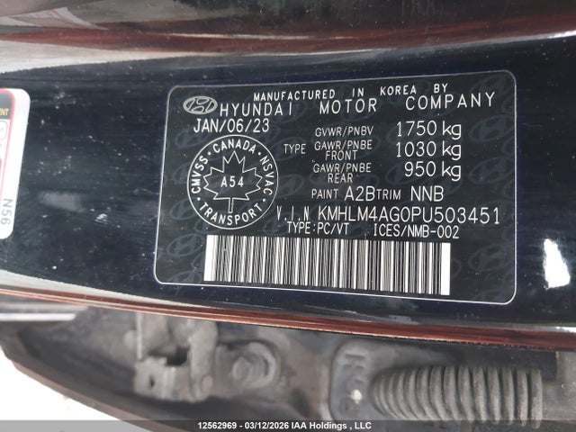 Aukcja sprzedaży 2023 Hyundai Elantra Preferred Ivt With Tech Package, vin: KMHLM4AG0PU503451, numer aukcji: 12562969