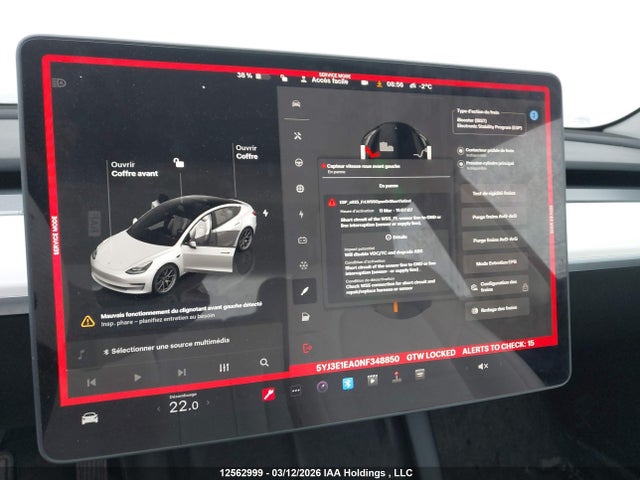 Tesla Model 3 Rwd/standard Range 2022 5YJ3E1EA0NF348850 Image 7