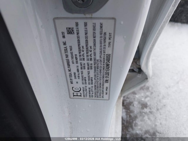 Tesla Model 3 Rwd/standard Range 2022 5YJ3E1EA0NF348850 Image 9