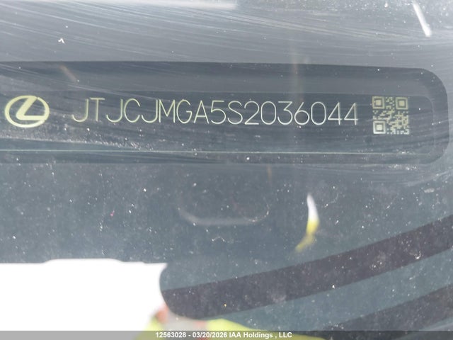 JTJCJMGA5S2036044 Lexus Rx 450h+