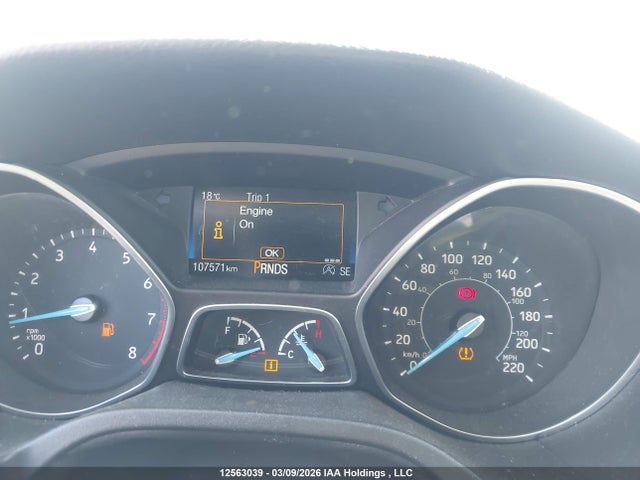 12563039 :رقم المزاد ، 1FADP3FEXJL305612 vin ، 2018 Ford Focus Se مزاد بيع