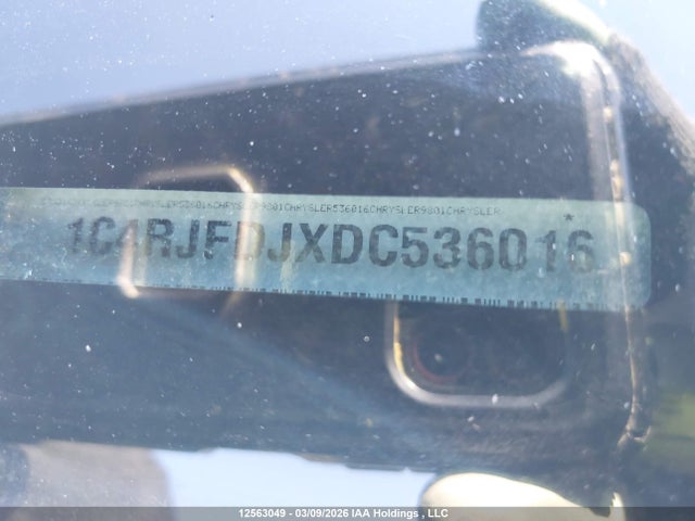 Aukcja sprzedaży 2013 Jeep Grand Cherokee Srt-8, vin: 1C4RJFDJXDC536016, numer aukcji: 12563049